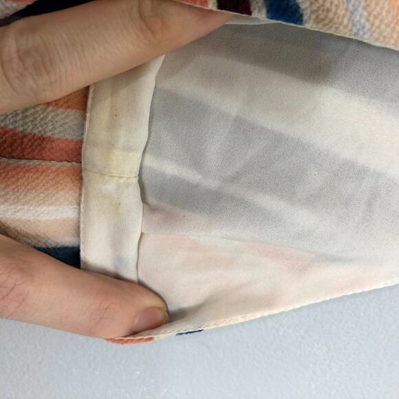 Halogen Top Beach Stripe Crepe V Neck Tank 2X - Picture 7 of 11